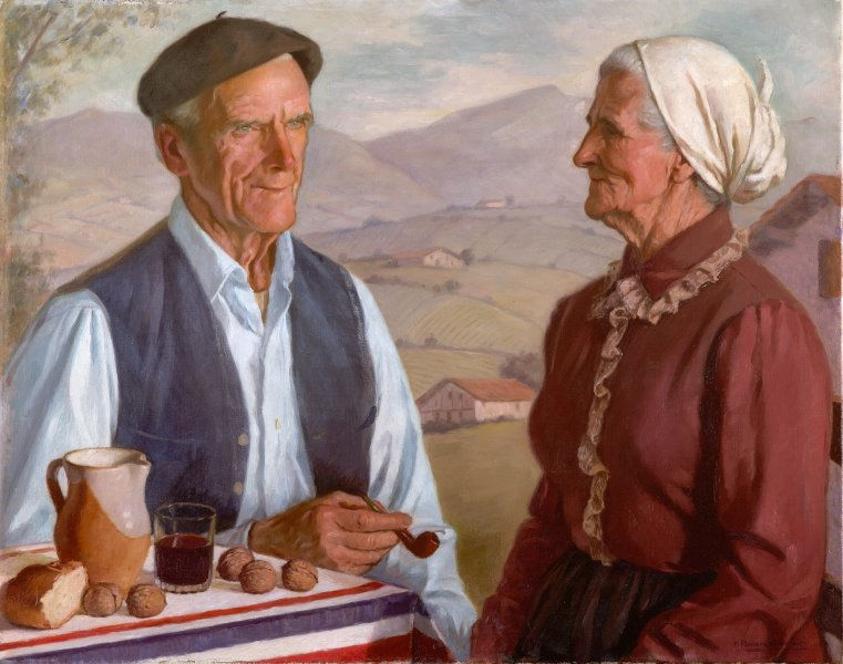 "Vascos en día de fiesta"