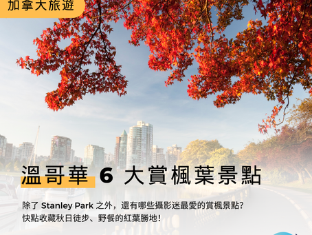 加拿大旅遊|溫哥華 6 大賞楓葉景點,攝影迷必收藏!即入內文看地址
