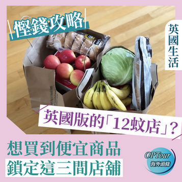 英國生活|慳錢攻略:記低這 3 間商店,全英最便宜的商品都在這裏