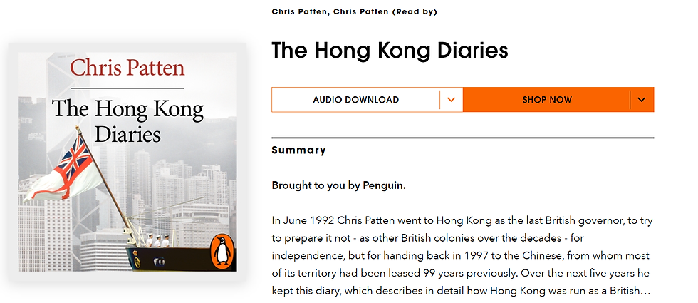 The Kong Kong Diaries