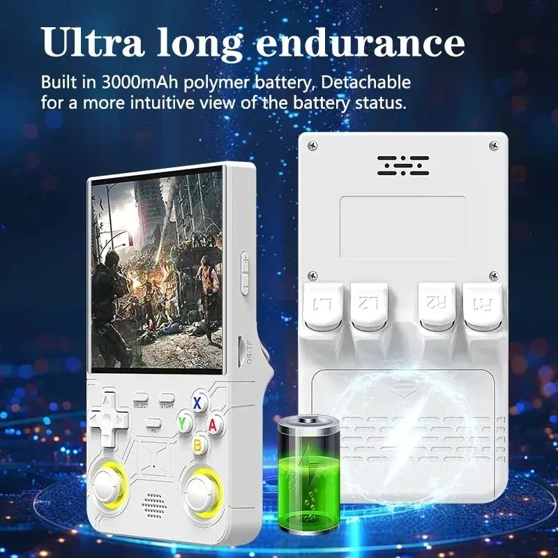 Thumbnail: Open Source R36 Ultra Console Handheld Game Players 4 Inch Screen Console Retro 