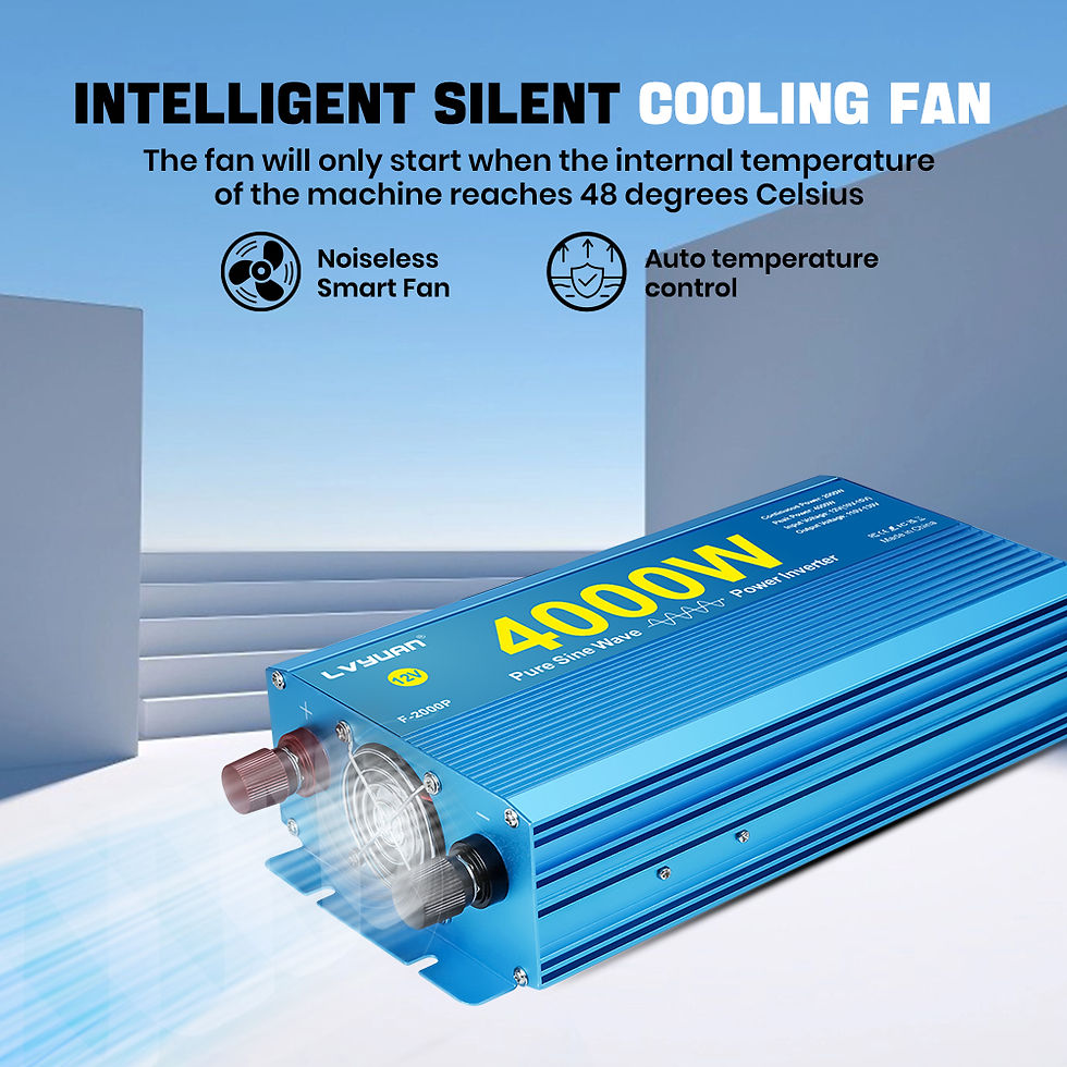 Thumbnail: Pure Sine Wave Inverter 4000W 5000W 7000W DC To AC 12V 24V 110V Portable Power V
