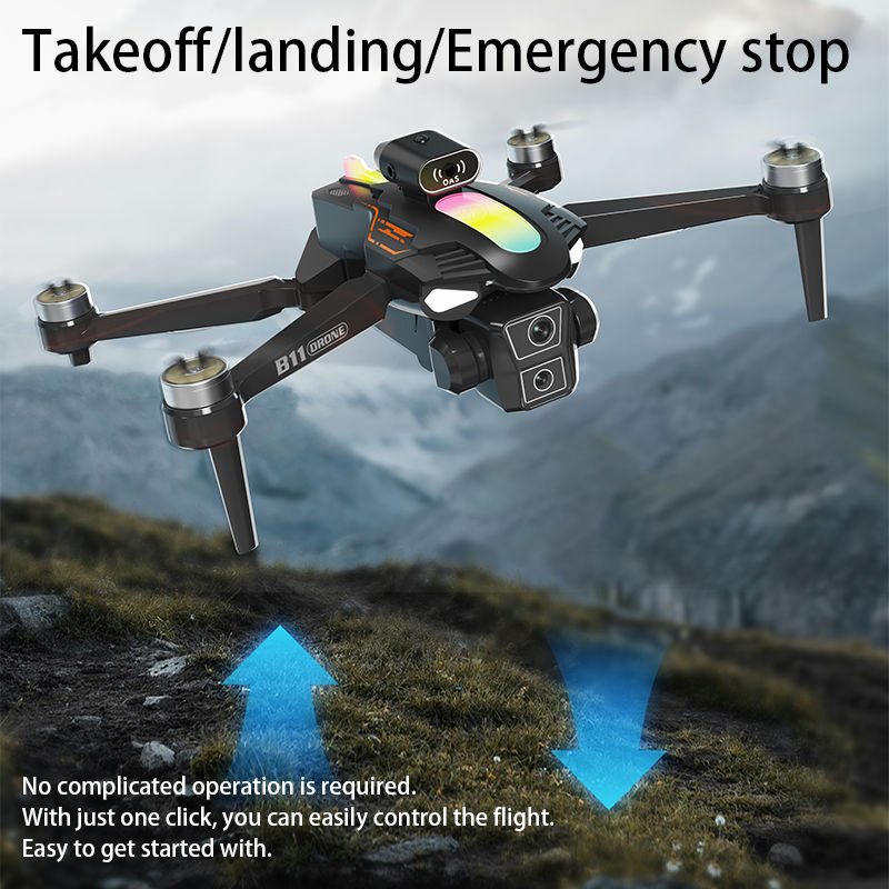 Thumbnail: 2026 B11 Pro WiFi FPV Drone - Dual 4K/1080P Camera, Wide-Angle HD, Altitude Hold