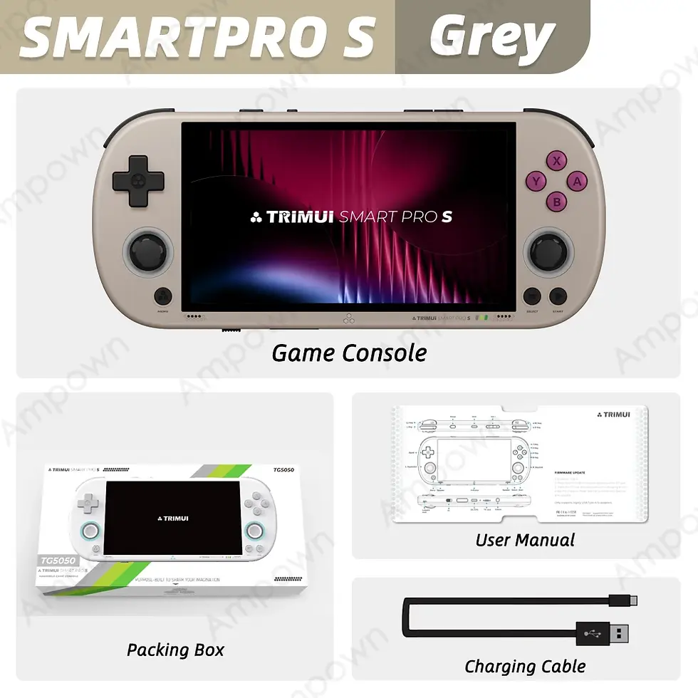 Thumbnail: TRIMUI SMART PRO S Handheld Game Console 4.96''IPS Screen Allwinner A523 Process