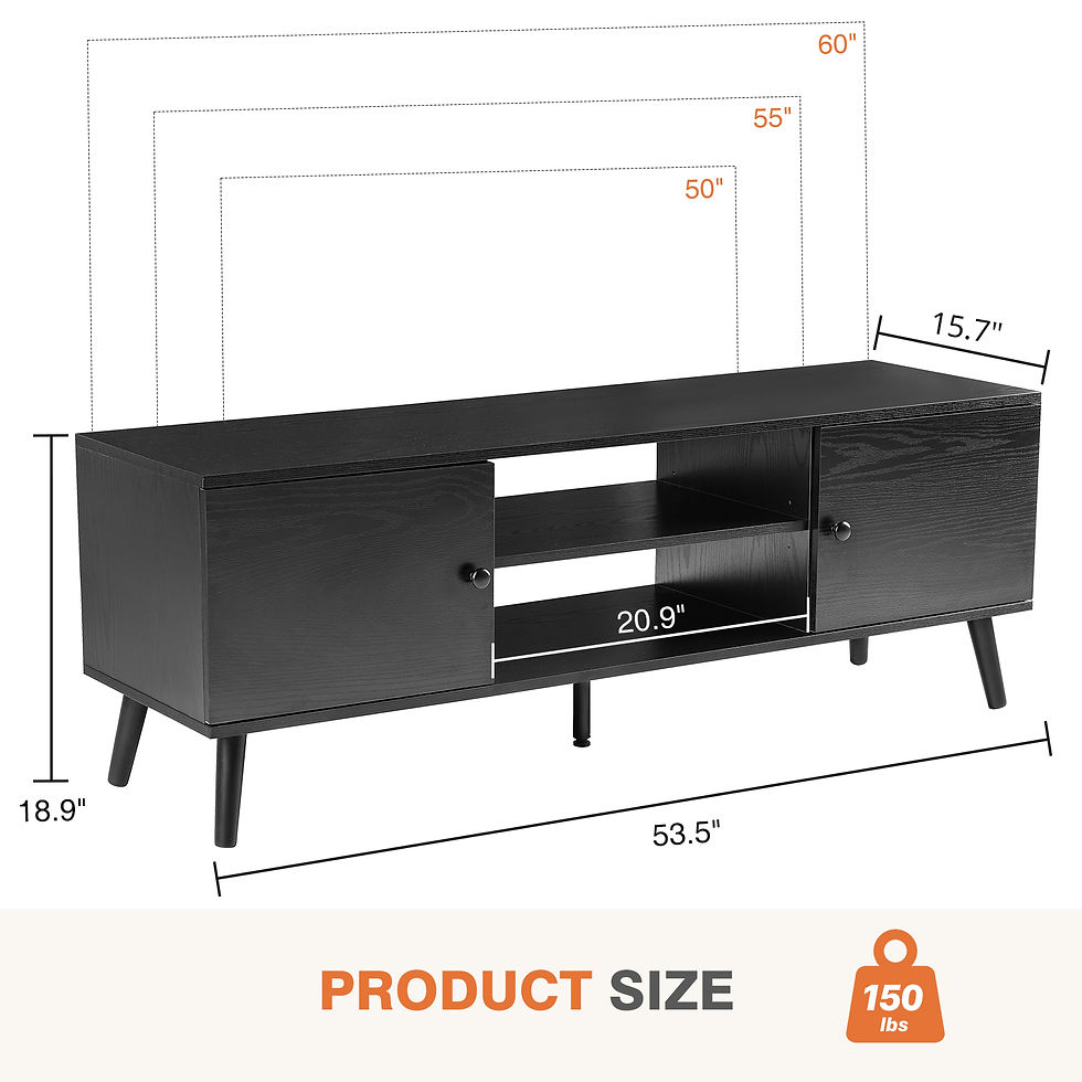 Thumbnail: JHK Wooden Fireplace Tv Stand For Up To 60 Inch TV Entertainment Center For Livi