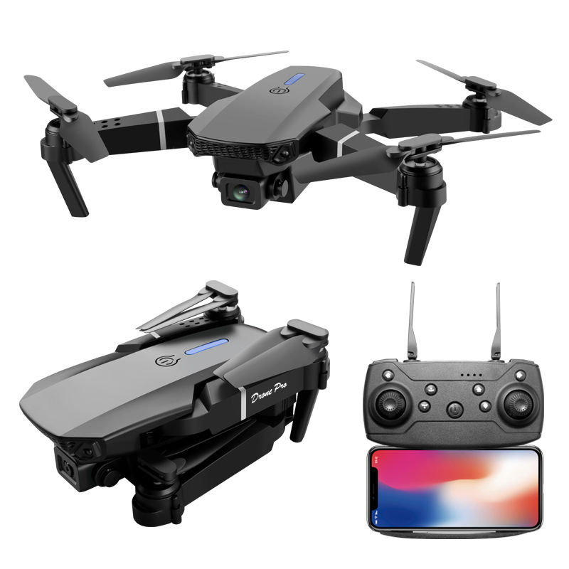 Thumbnail: ZNLYRION E88 Pro WIFI FPV Drone 4K Dual Lens 120° Wide Angle Camera Foldable RC