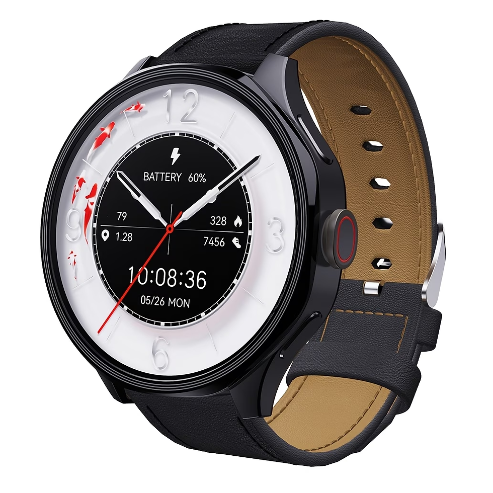Thumbnail: Android 4G SIM Smartwatch, Large 1.73-inch AMOLED Display, 3 GB RAM + 32 GB Stor