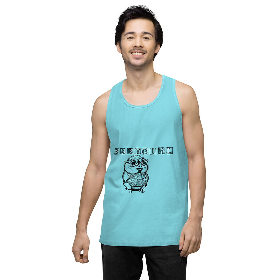 Thumbnail: Baby Girl Men’s premium tank top