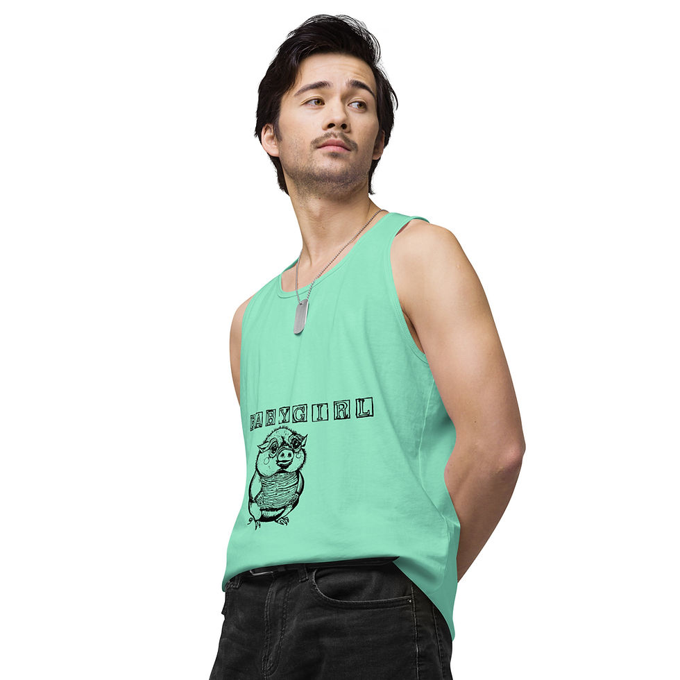 Thumbnail: Baby Girl Men’s premium tank top