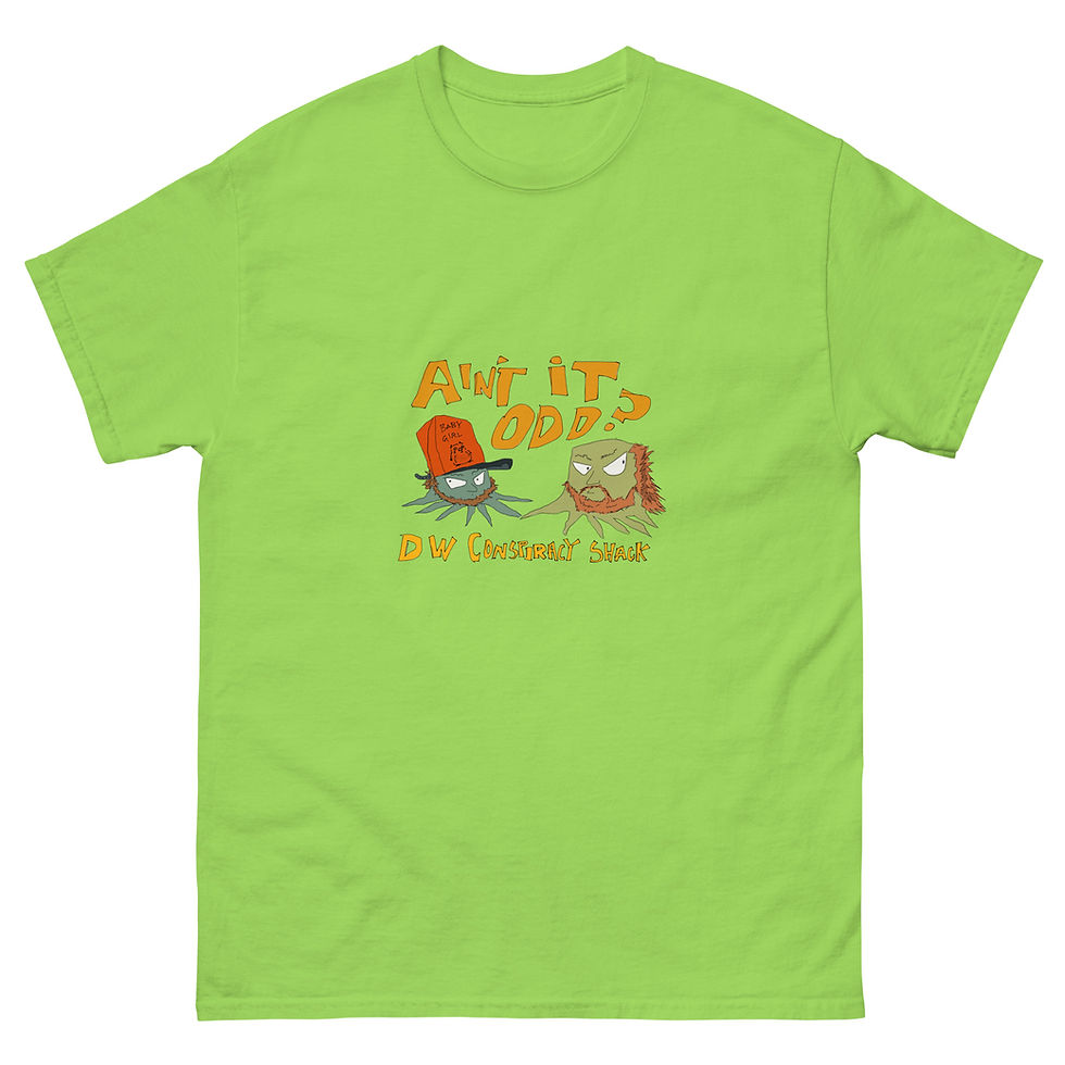 Thumbnail: DW conspiracy shack mountain squids by JB Unisex classic tee