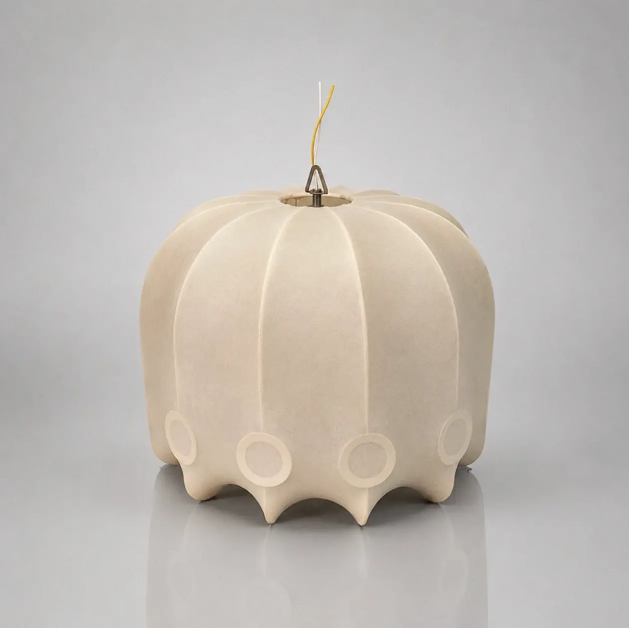 Cocoon Pendant Space Age Goldkant Lights Friedel Wauer Vintage 1960 1970