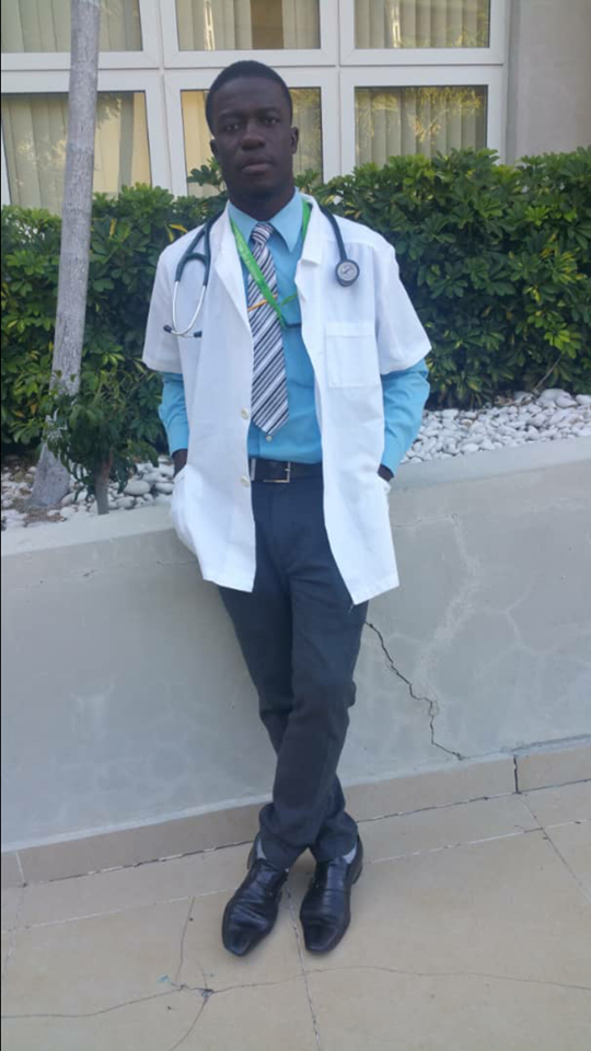 Rikinson Joseph at Cape Haitian Medical School