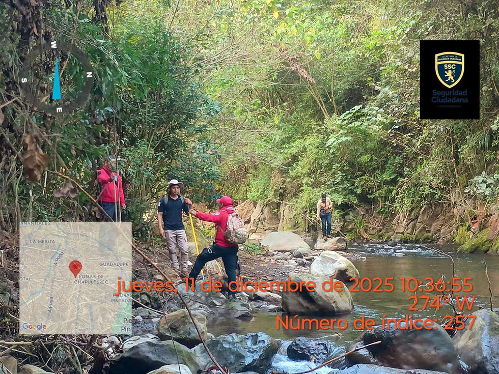 Célula de Búsqueda Municipal intensifica labores para localizar al menor Liam Tadeo en Huauchinango