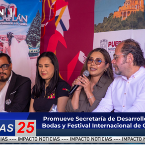 Promueve Secretaría de Desarrollo Turístico Expo Bodas y Festival Internacional de Cine en #Zacatlán