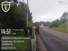 Policía Municipal de Huauchinango colabora en búsqueda de trabajadores de CFE reportados como desaparecidos