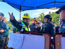 Refuerza Gobierno del Estado operativo de búsqueda en la Gruta de Chichicazapan; despliega ocho grupos de rescate especializado