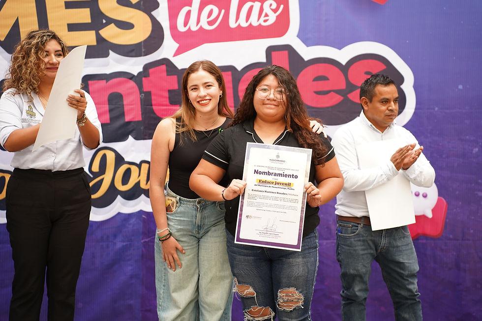 Destacan el talento y la participación juvenil en Huauchinango durante el Foro de las Juventudes