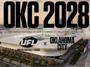 Expansion: UFL Arrives in Oklahoma City, Spring 2028