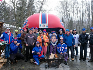 Greetings From Keswick Ontario - Home of the Famous Bills Helmet Bar