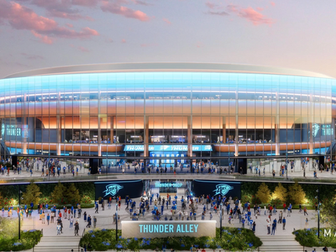 OKC Thunder Announce Continental Coliseum as Name for New Arena Opening in 2028