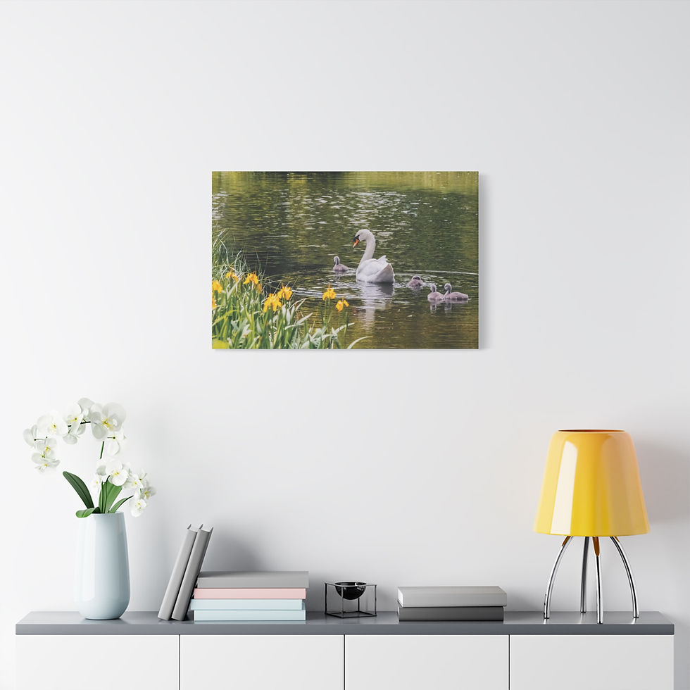 Thumbnail: Canvas Art Print: "Still Waters, Gentle Watch"