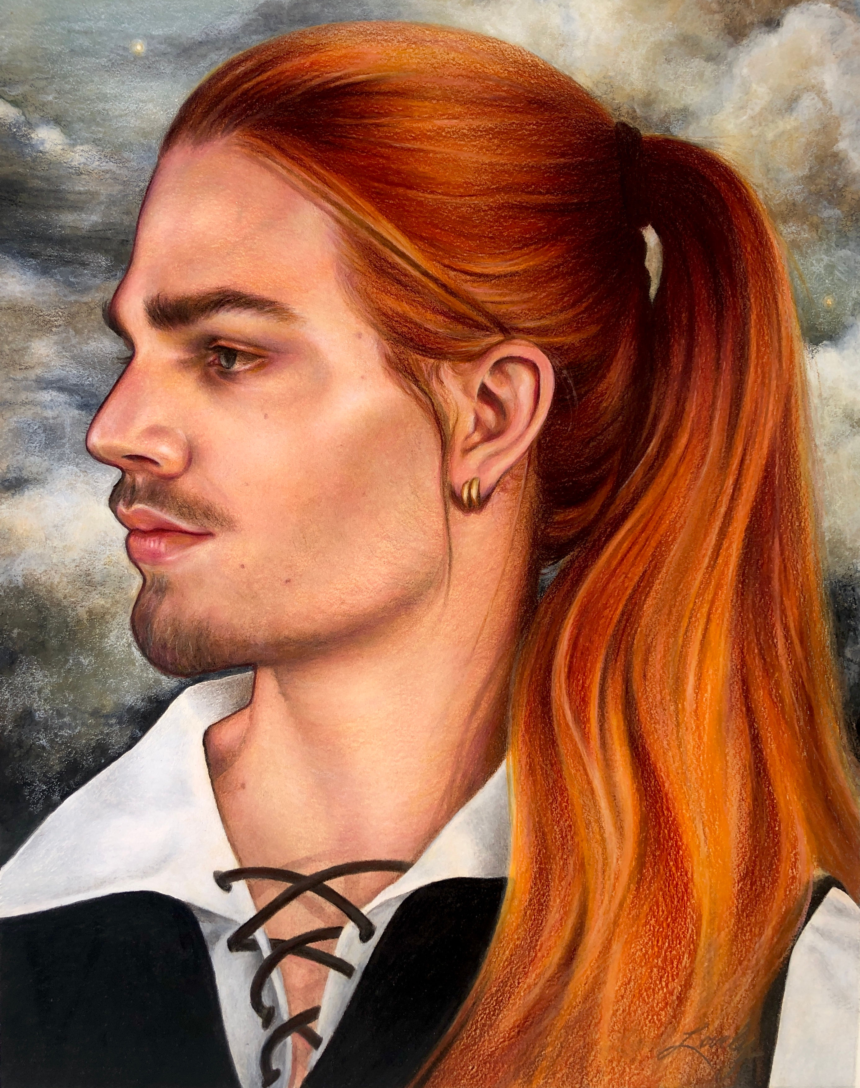 Captain Moonlite - 11" X 14"