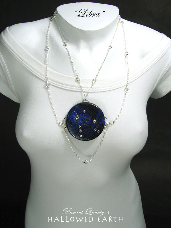 Thumbnail: Made To Order - Zodiac Constellation Statement Choker Necklace