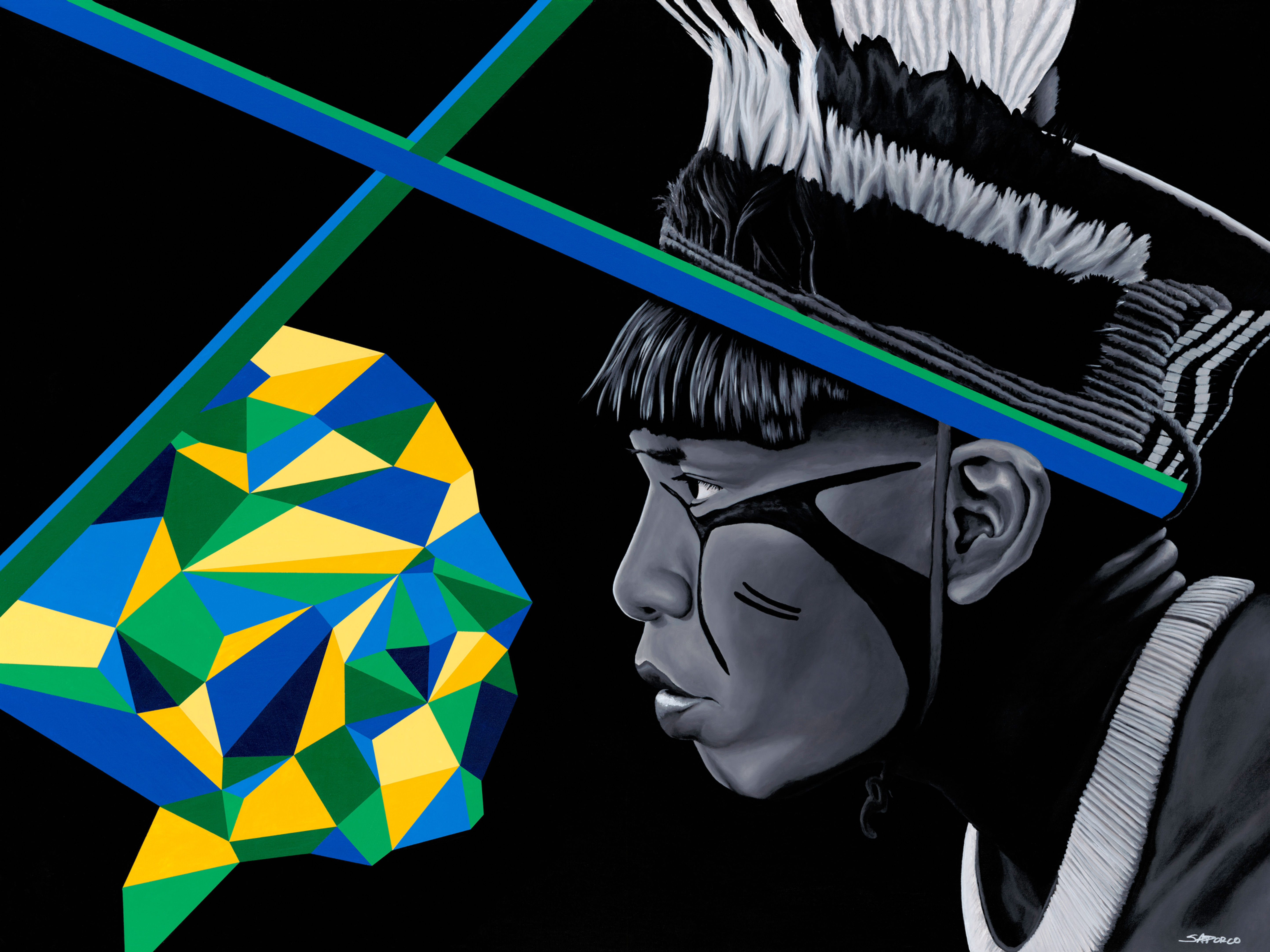 Stare Through - Giclée Print on Hahnemuhle PRP 308gsm