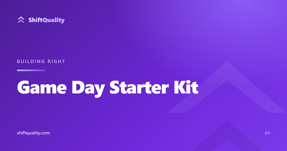 Game Day Starter Kit