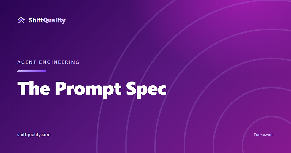 The Prompt Spec: Agent Engineering cover