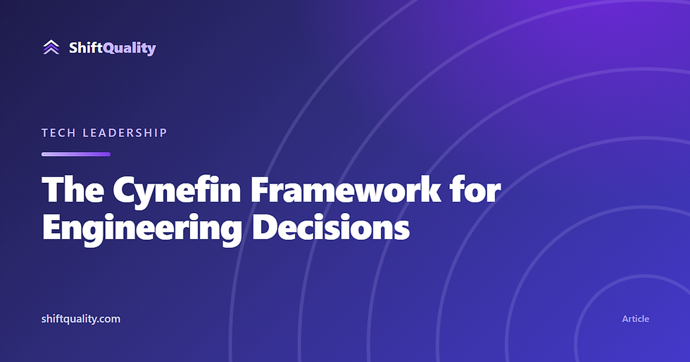 The Cynefin Framework for Engineering Decisions