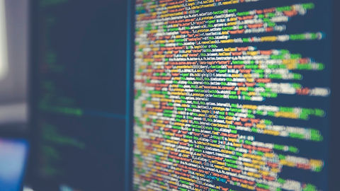 Connected software systems on a screen.