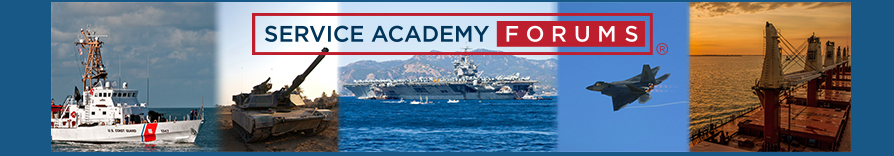 The Service Academy Forum header for the website