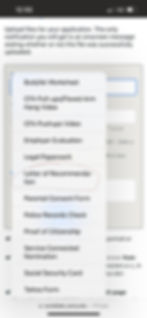 USMA portal to upload an LOR