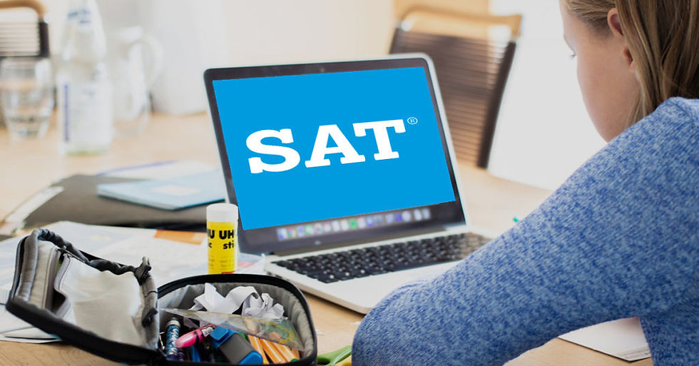 Academy Candidate taking the digital SAT