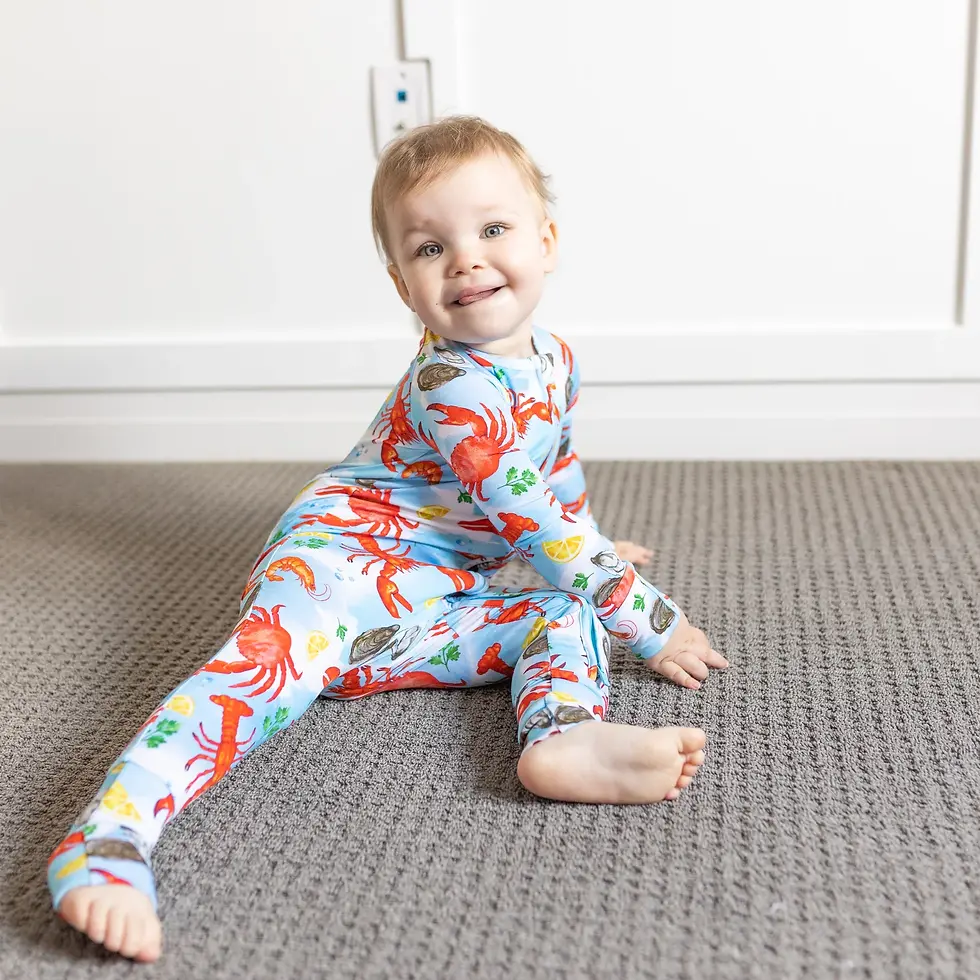 Thumbnail: Hanlyn Collective Don't Worry, Be Crabby Rompsie ($3 Lettermail Eligible)