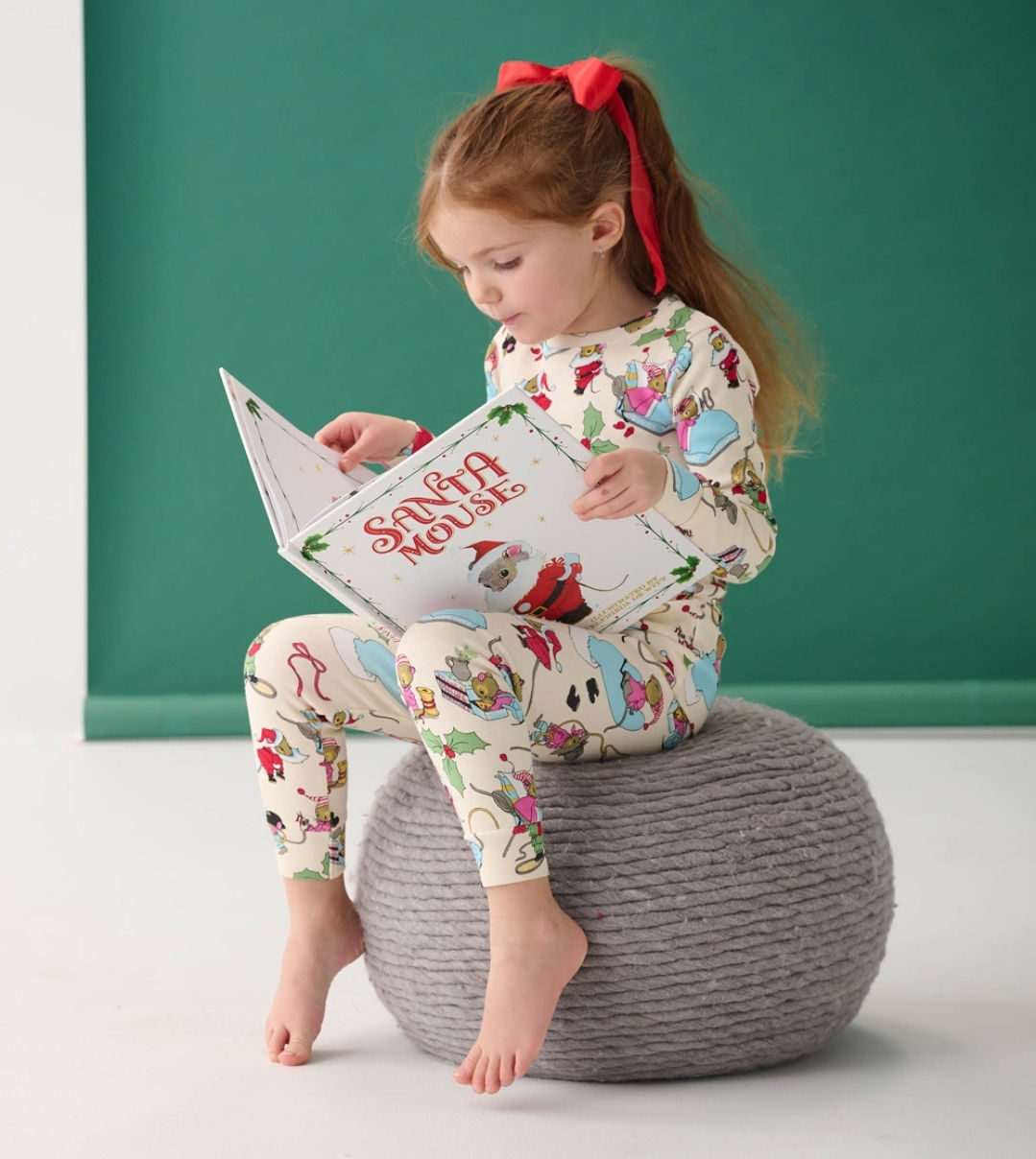 Santa Mouse Pajama Set