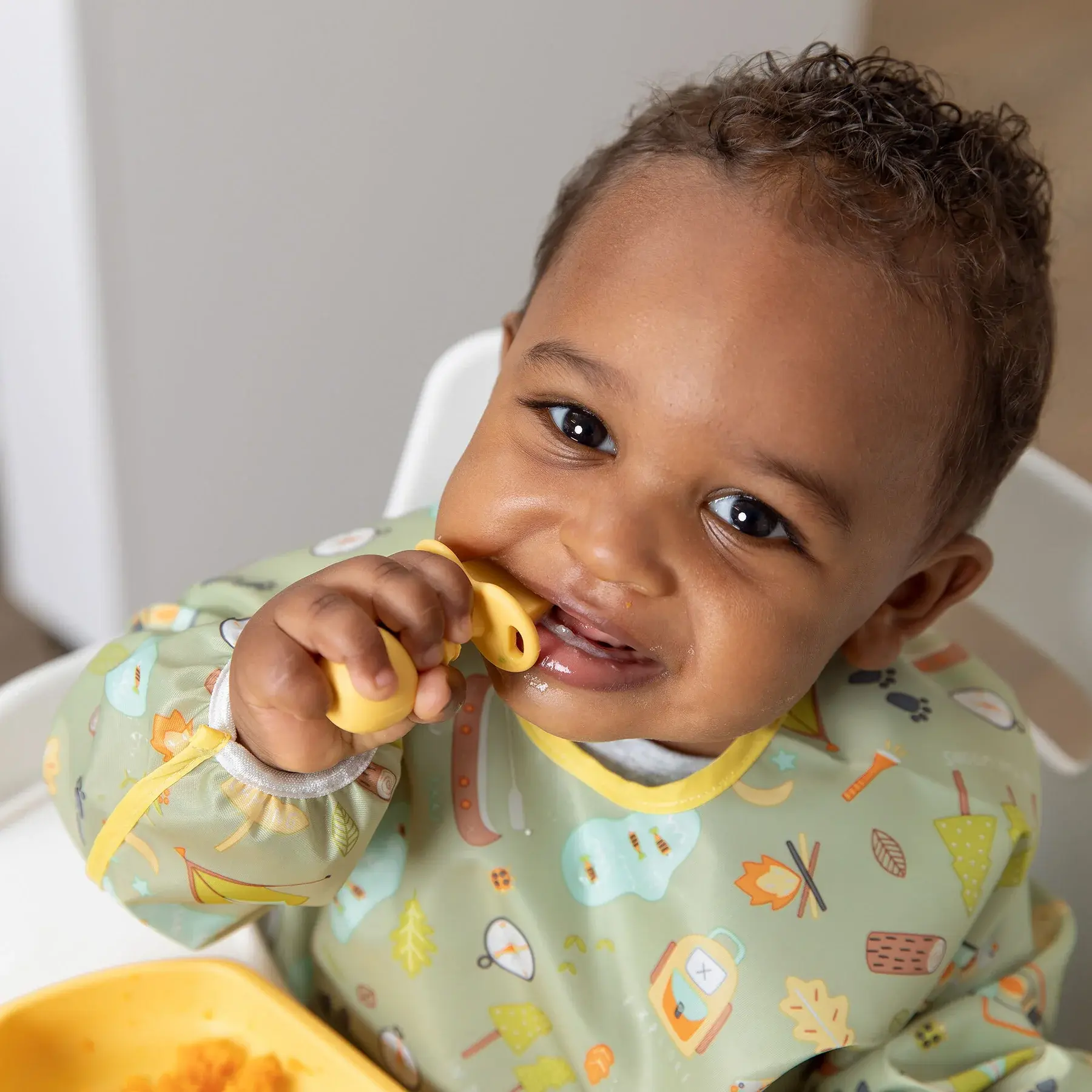 Bumkins Sleeved Bib Camping