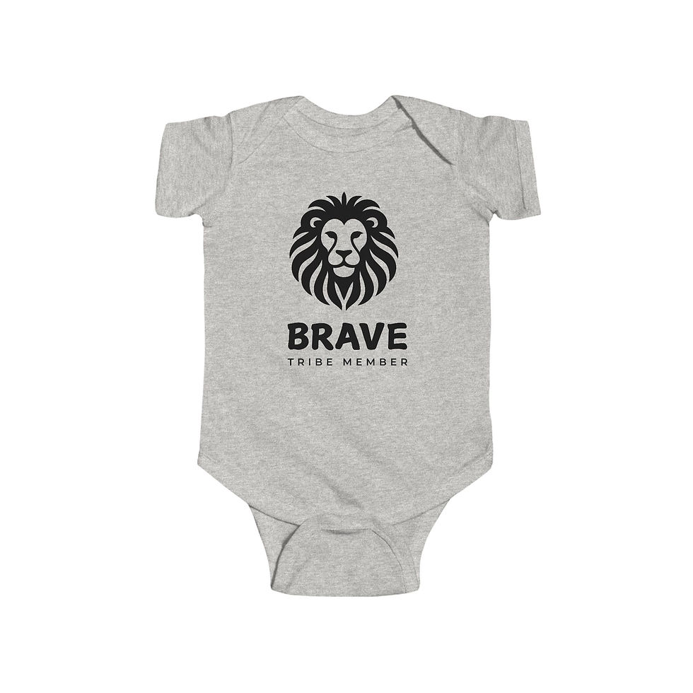 Thumbnail: BRAVE Legacy Infant Fine Jersey Onesie - Tribe Member Edition