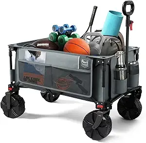 A beach wagon full of essential gear