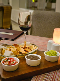 The appetizer at El Patio in the Dreams Sands Cancun Resort & Spa