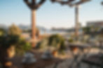 Terrace view of Methoni's castle Filanthi