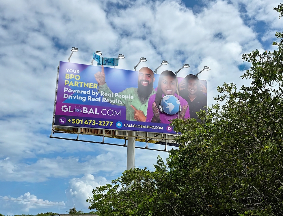 Edge-lit Dimensional Billboard Face