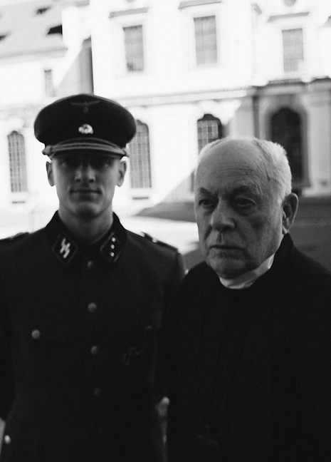 Archival image of Otto Weissel with father A.S.