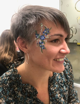 maquillage facepainting pour fête d'entreprise en Isère