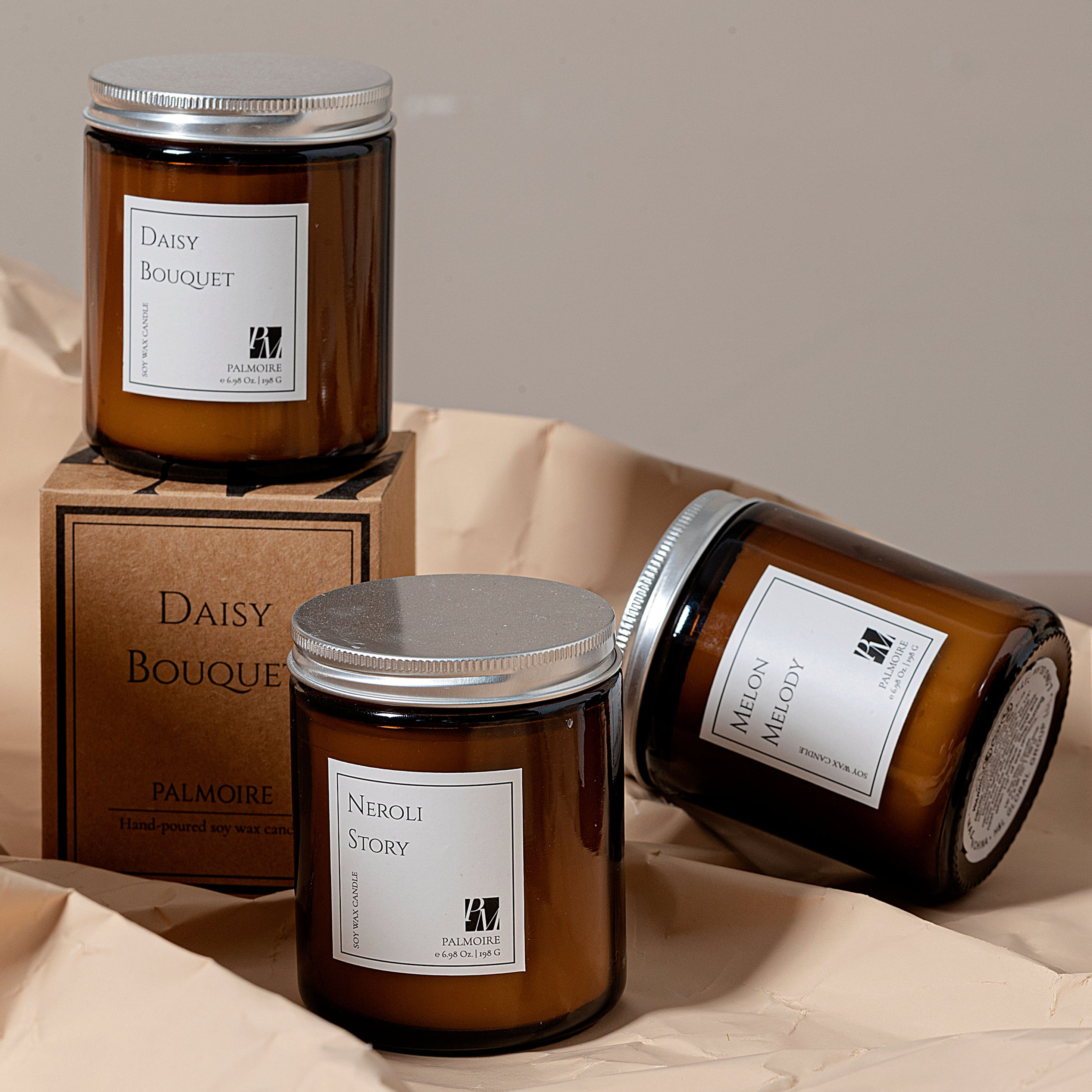 Amber Glow – Candle Set of 3