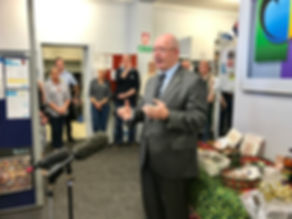 Sir Peter Cosgrove at St John's Care Canberra