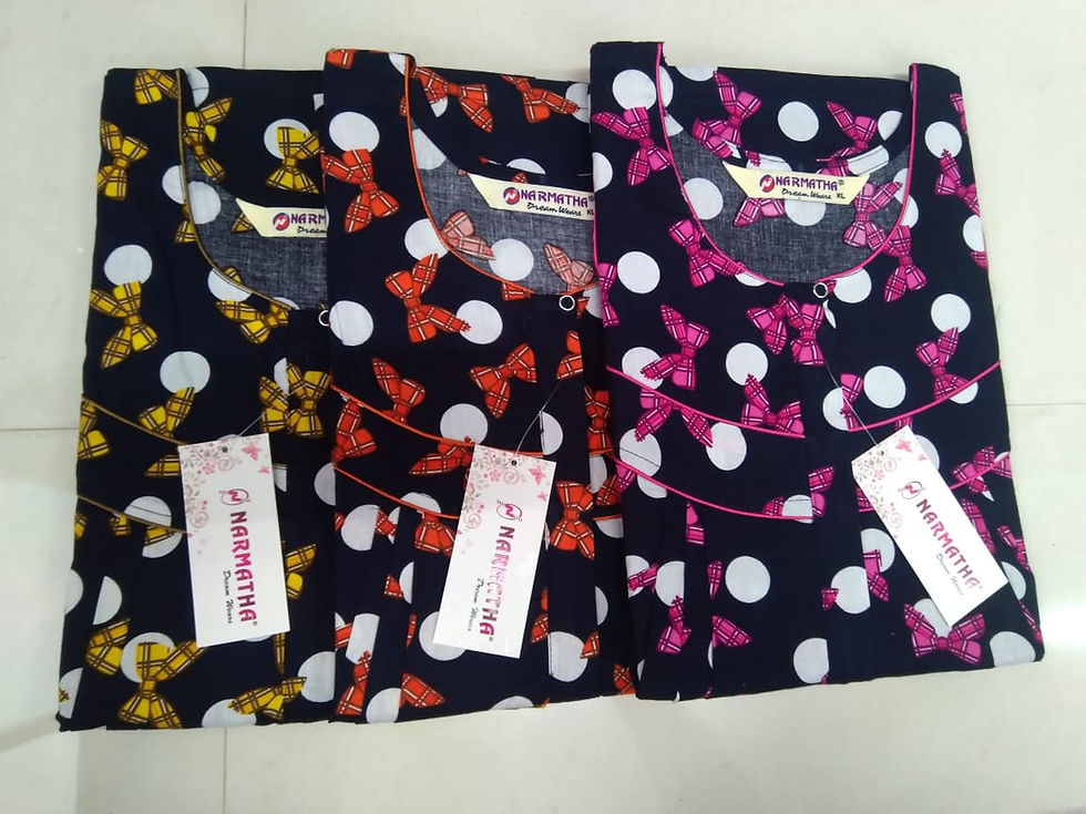 Cotton - Regular (pleated )  - Comfort Wear-Half Sleeve-with Side Pocket