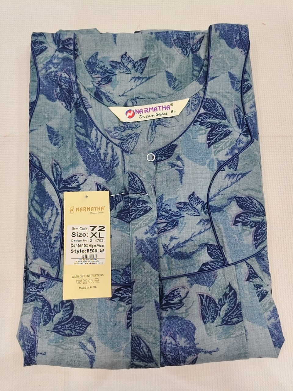 202606-XL-Spun-Pleated-Half Sleeve-Mobile Pocket-Comfort Wear