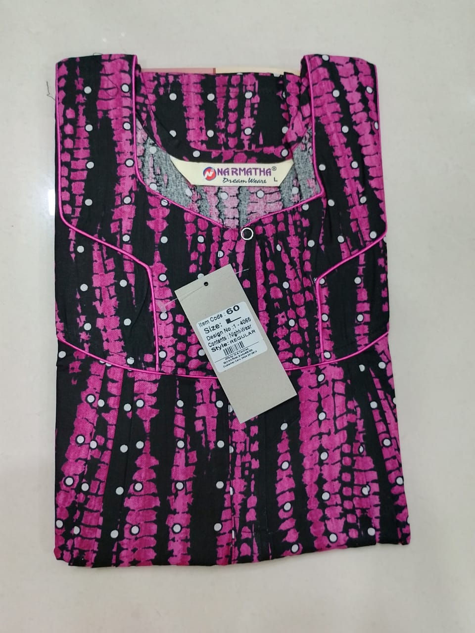 Cotton-Regular-Pleated-with Mob Pocket-Half Sleeve-Elegant Desings-Comfort Wear